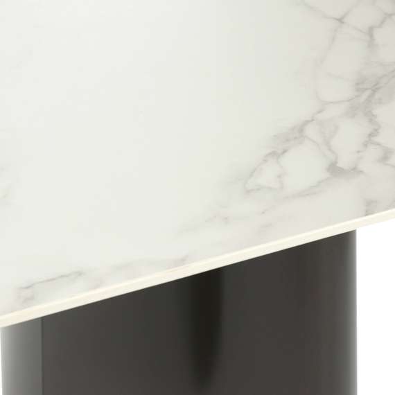 Обеденный стол Arrell 200х100 см, белая керамика