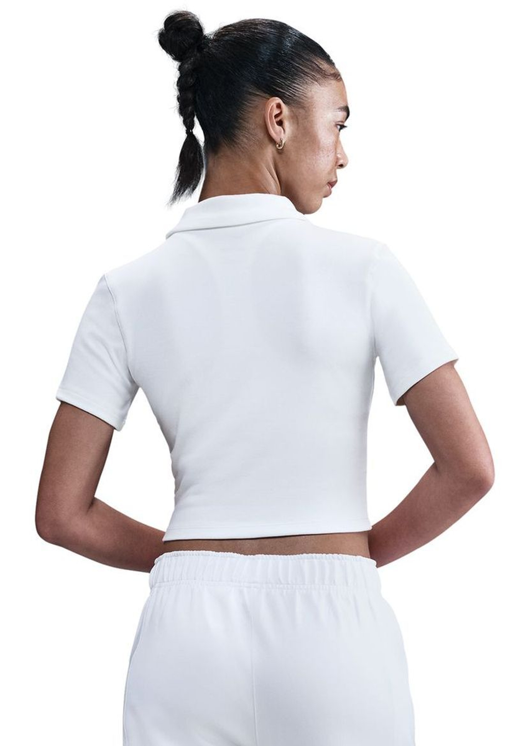 Женское поло Nike Court Heritage Tennis - white