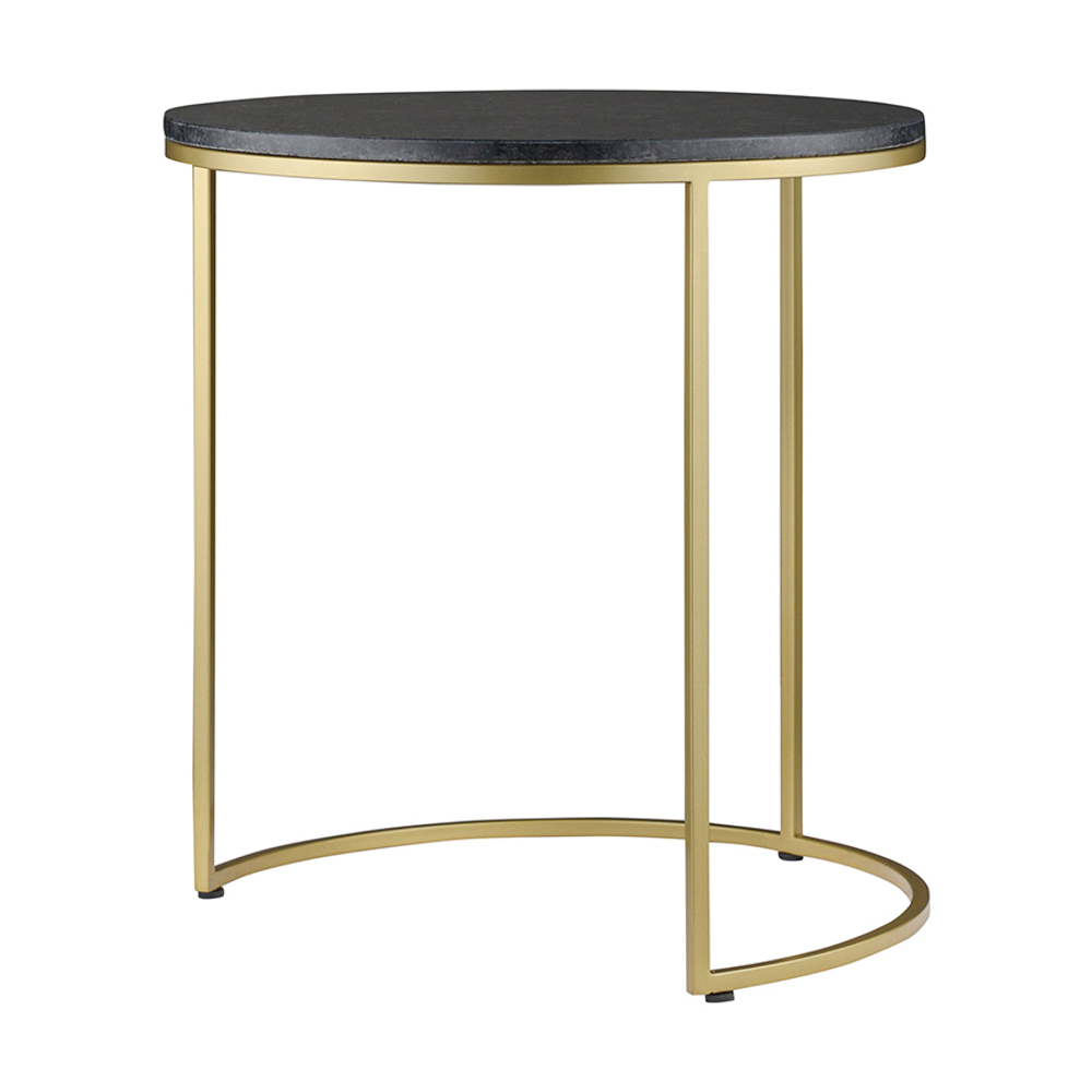 Набор из 2-х кофейных столиков Bergenson Bjorn Hans, 40 см и 50 см, черный мрамор