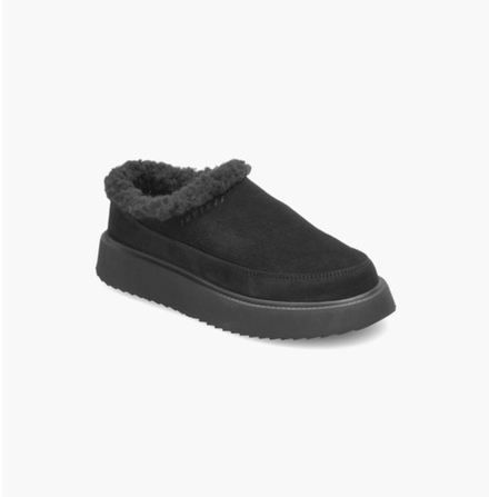 Замшевые полуботинки INUIKII Classik Micro black на меху