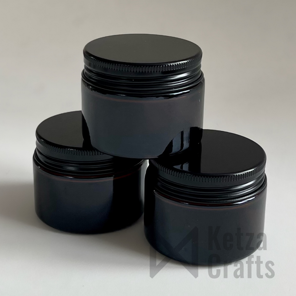 Банка, темное стекло, 50 мл