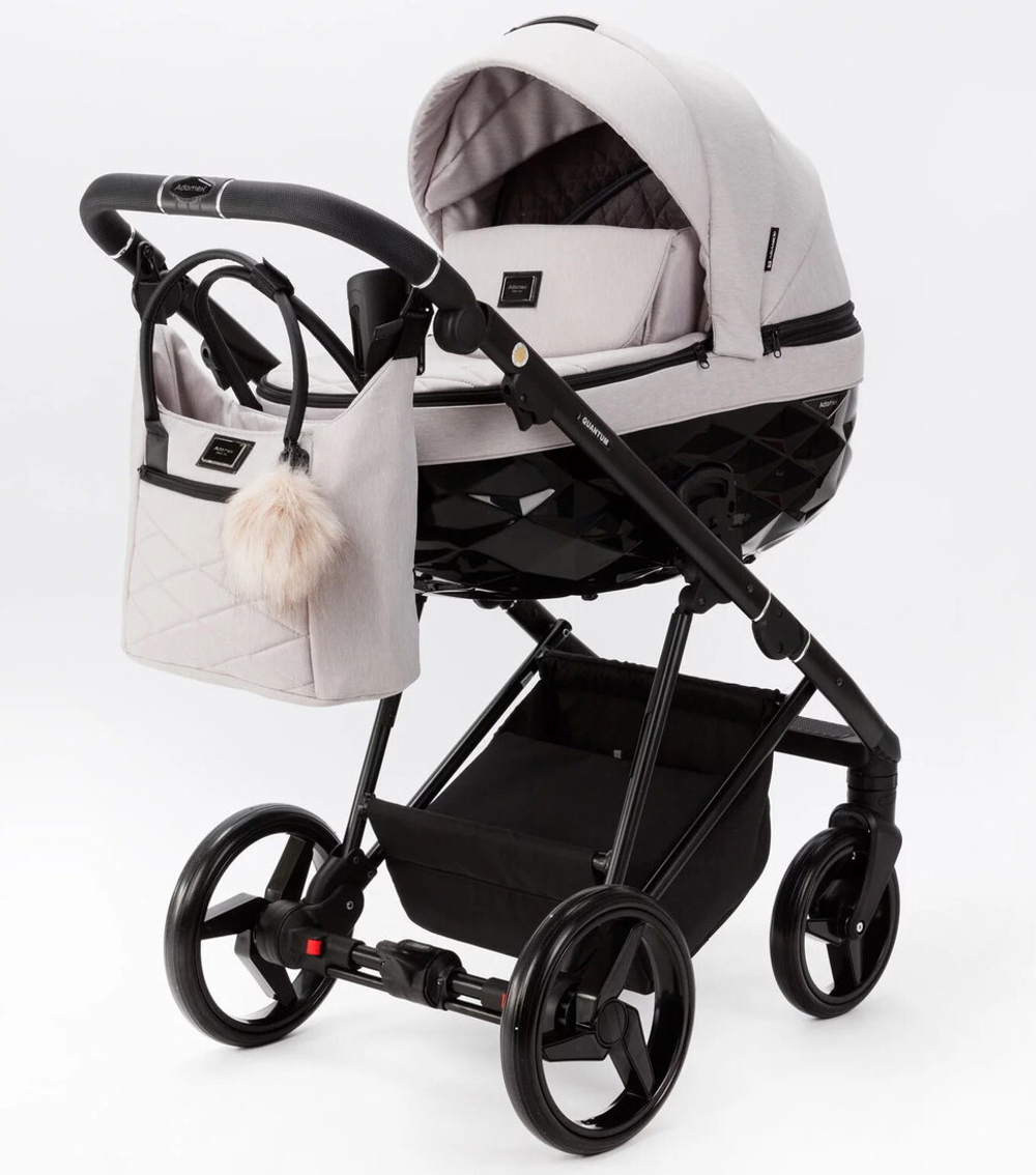 Детская коляска Adamex Quantum 2 в 1 Q-TK28 (СВ.БЕЖЕВЫЙ)