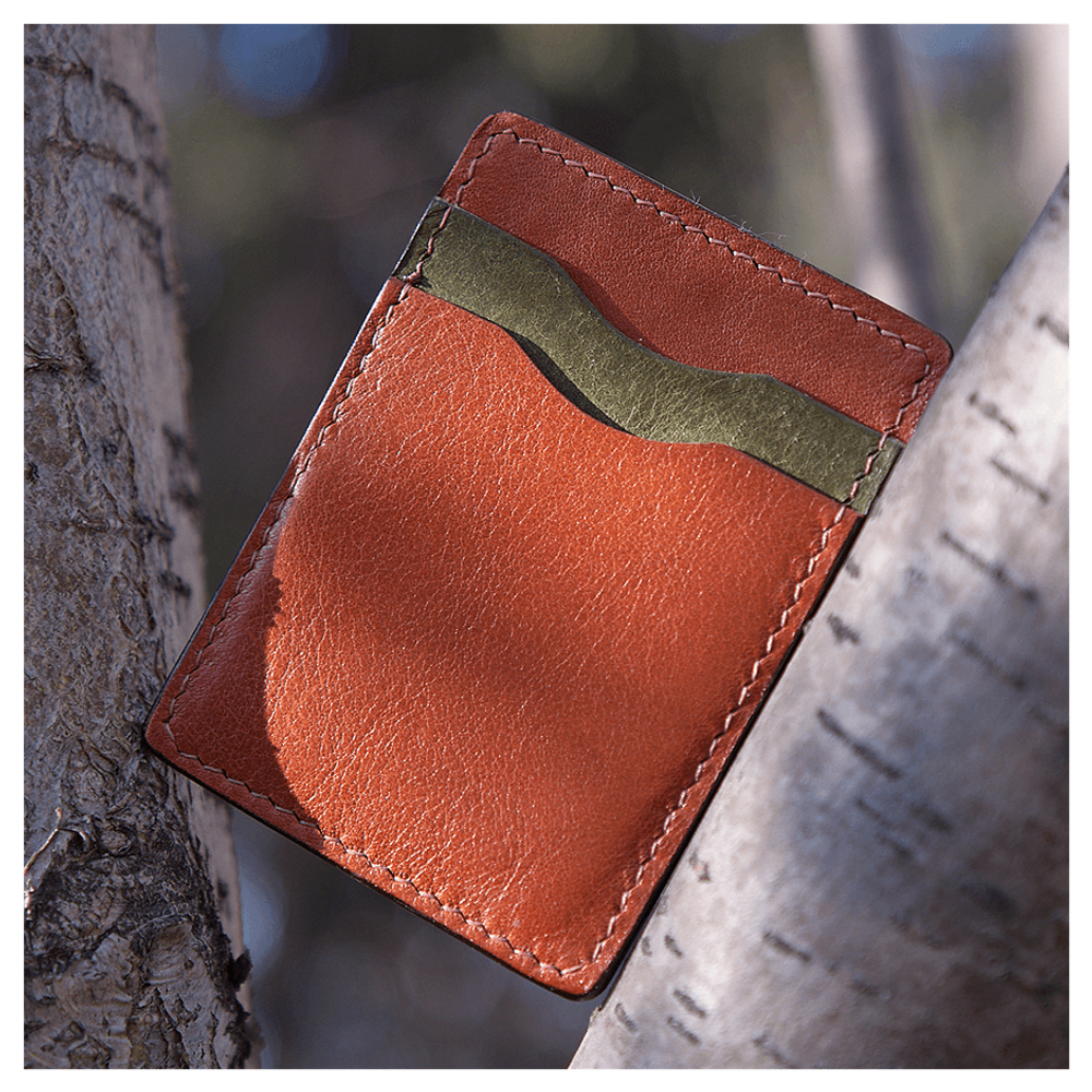 Кожаный картхолдер «Тигр»