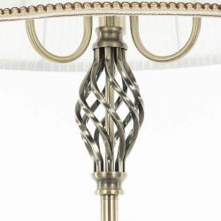 Citilux Вена CL402930T Торшер бронза со столиком и белым абажуром