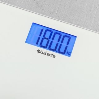 Цифровые весы для ванной комнаты на батарейках, Белый