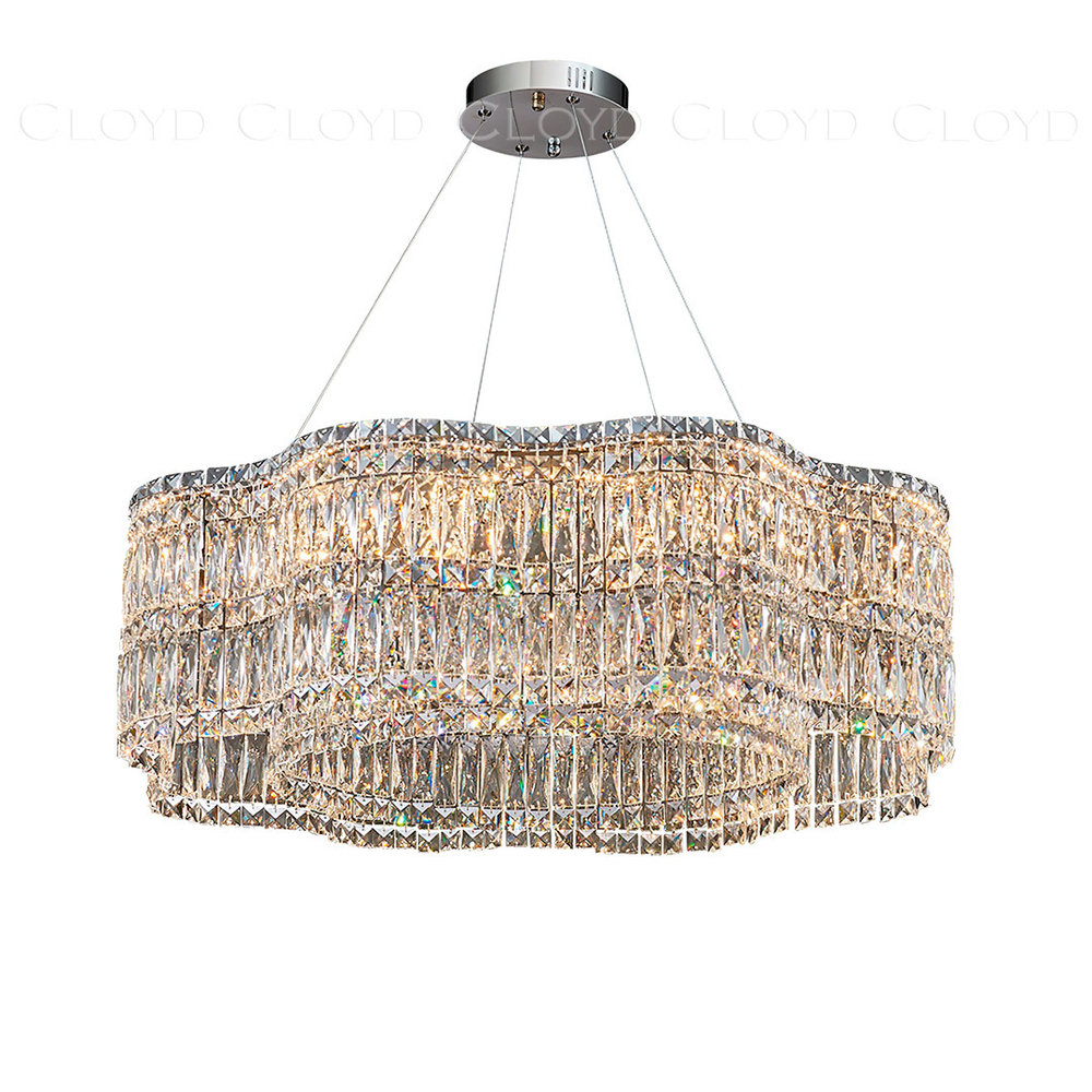 Люстра Cloyd ANTREA-B C1 / Ø60 см - хром (арт.11627)