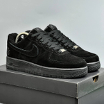 Кроссовки Nike AirForce на меху #420 (черн.)