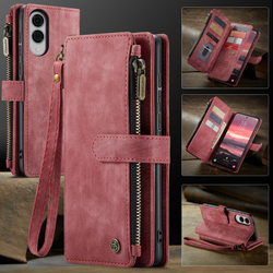 Многофункциональный чехол-кошелек CaseMe 3 in 1 Matte Wallet для Samsung Galaxy S25 Edge