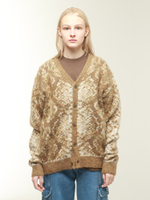 Кардиган Вязаный Phyton Jacquard Knit Cardigan