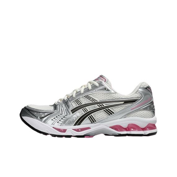 Asics Гель Kayano 14 Беговые кроссовки Низкие Серебристо-белые Унисекс