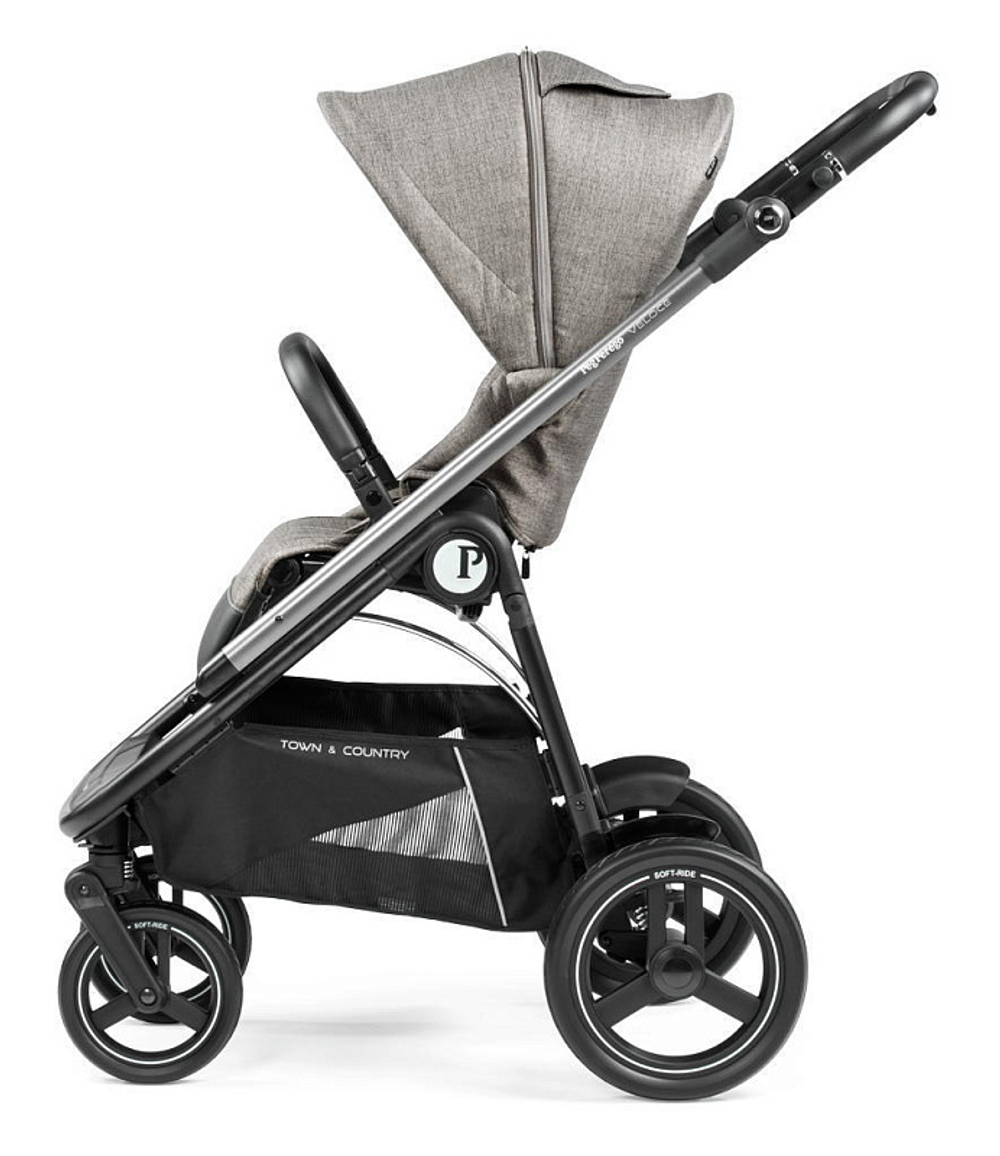 Коляска 2 в 1 Peg Perego Veloce TC Culla Grande City Grey