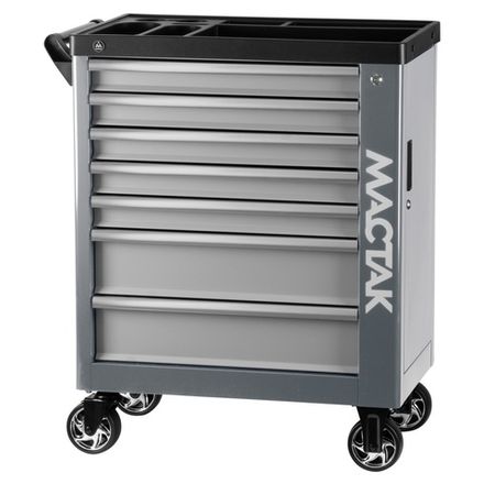 Цена на МАСТАК (521-07580G) Тележка инструментальная, 7 выдвижных ящиков, "НОВА", серая
