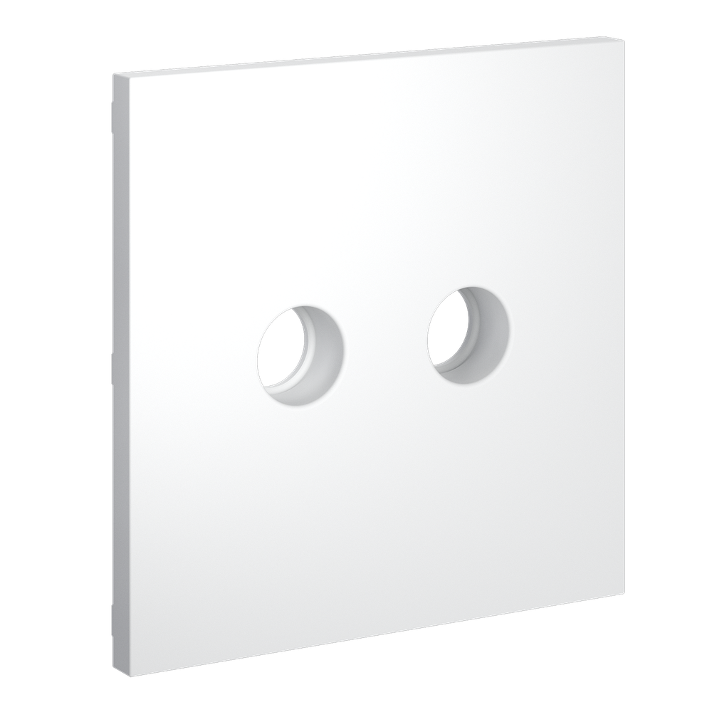 Накладка для розетки телевизионной оконечной TV+SAT, S70 (белый матовый)