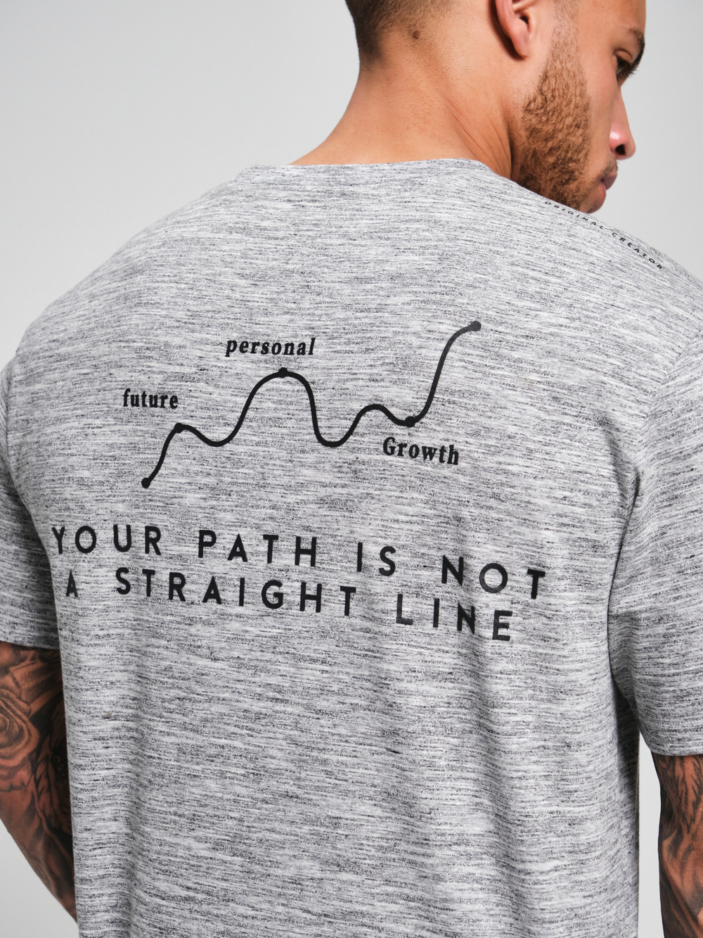 Футболка мужская ORIGINAL CREATOR PATH T-SHIRT, Серый