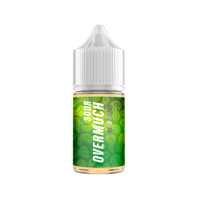 Overmuch Sour Salt 30 мл - Green Apple (Strong)