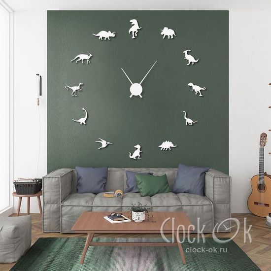 Настенные 3D часы Dino