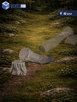 Террейн Заброшенная чаща миниатюры для настольных игр РНИ, ДнД