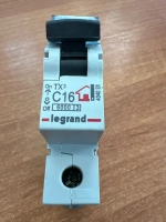 LEGRAND Выключатель автоматический однополюсный 16А C TX3 6кА (404028)