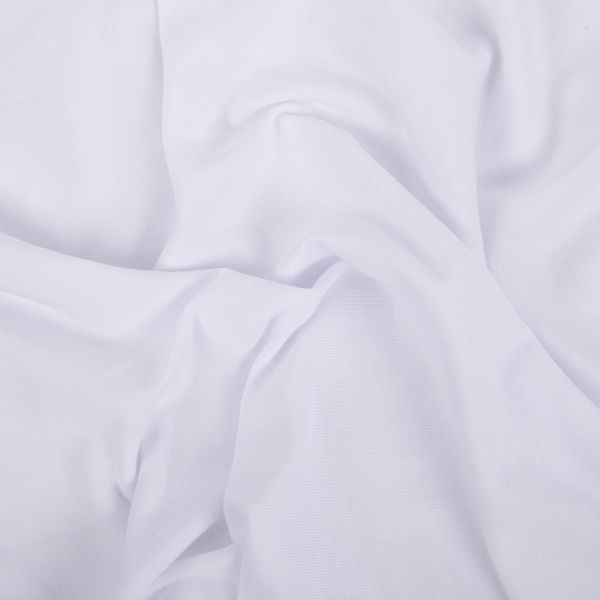 Кулирка 150±5 г/м², 40/1 Comp.Penye FULL LYC, 170 см / 1 метр, 02 белый/white, Gamma GCM