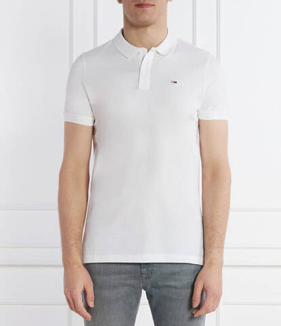 Поло Tommy Jeans - белый(DM0DM18312)