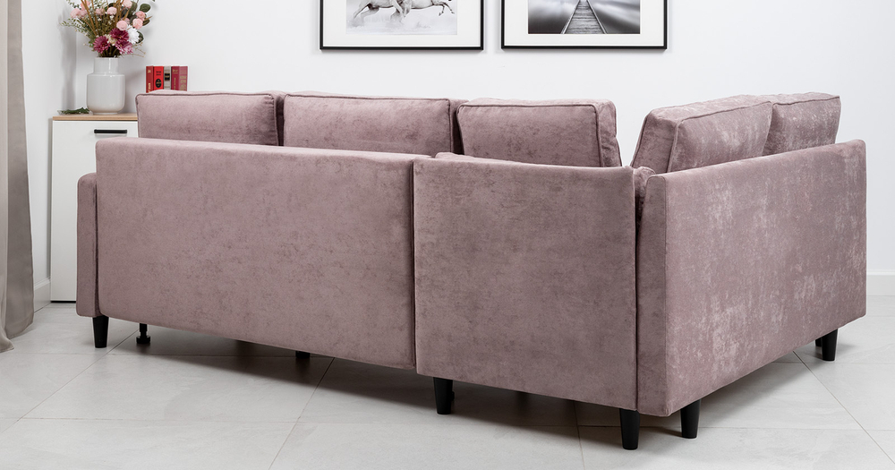 Арно угловой диван-кровать (пепел розы)