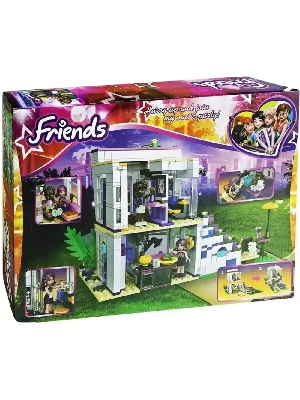 Конструктор Френдс Поп-звезда: Дом Ливи 596 деталей 8601