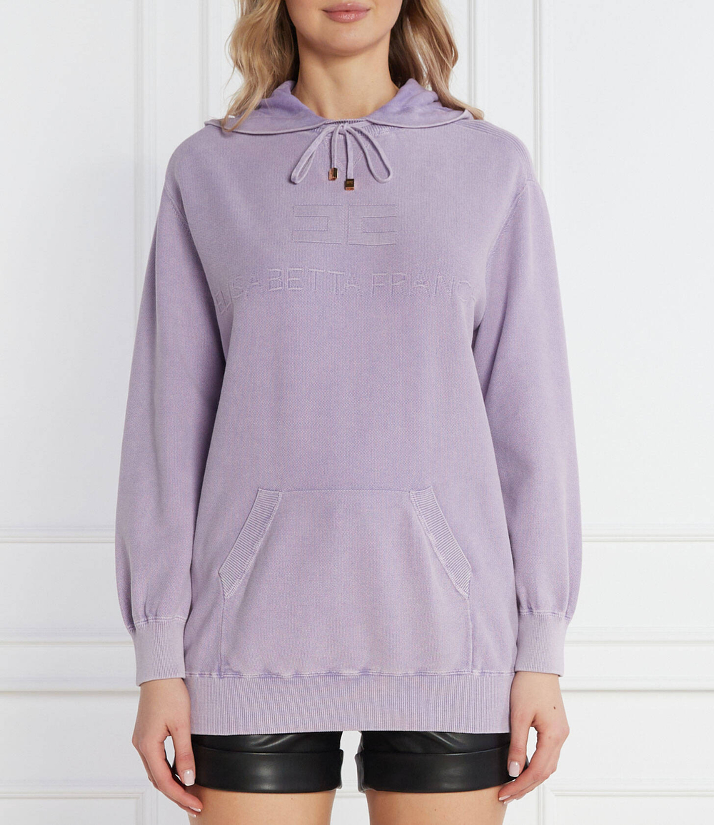 Худи Elisabetta Franchi - лавандовый(AM72S41E2)