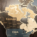 Подложка для карты мира XXL