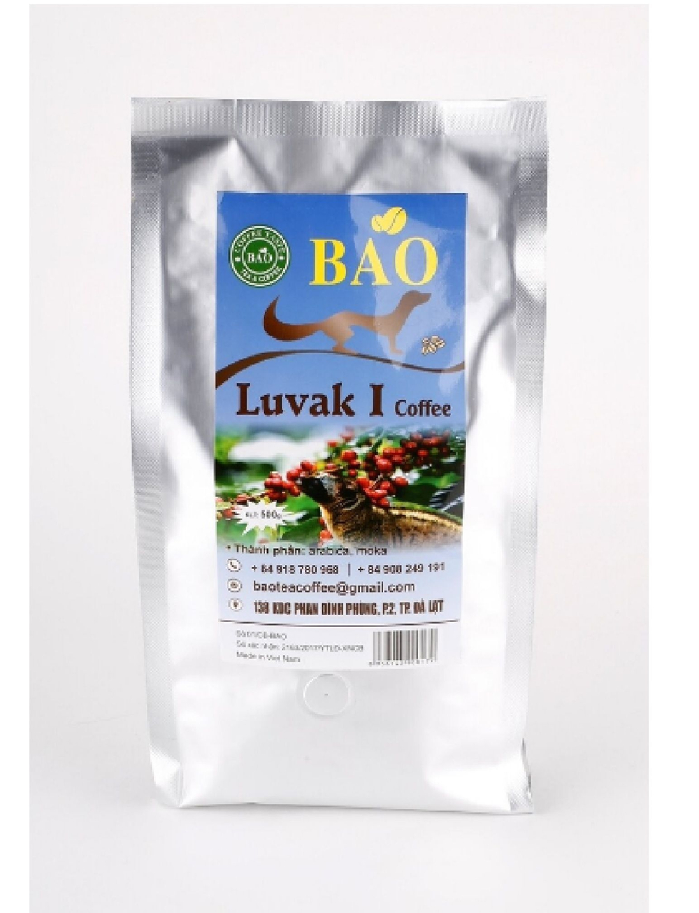 Вьетнамский кофе в зернах  Лювак I, Thuy Duong, 500 г