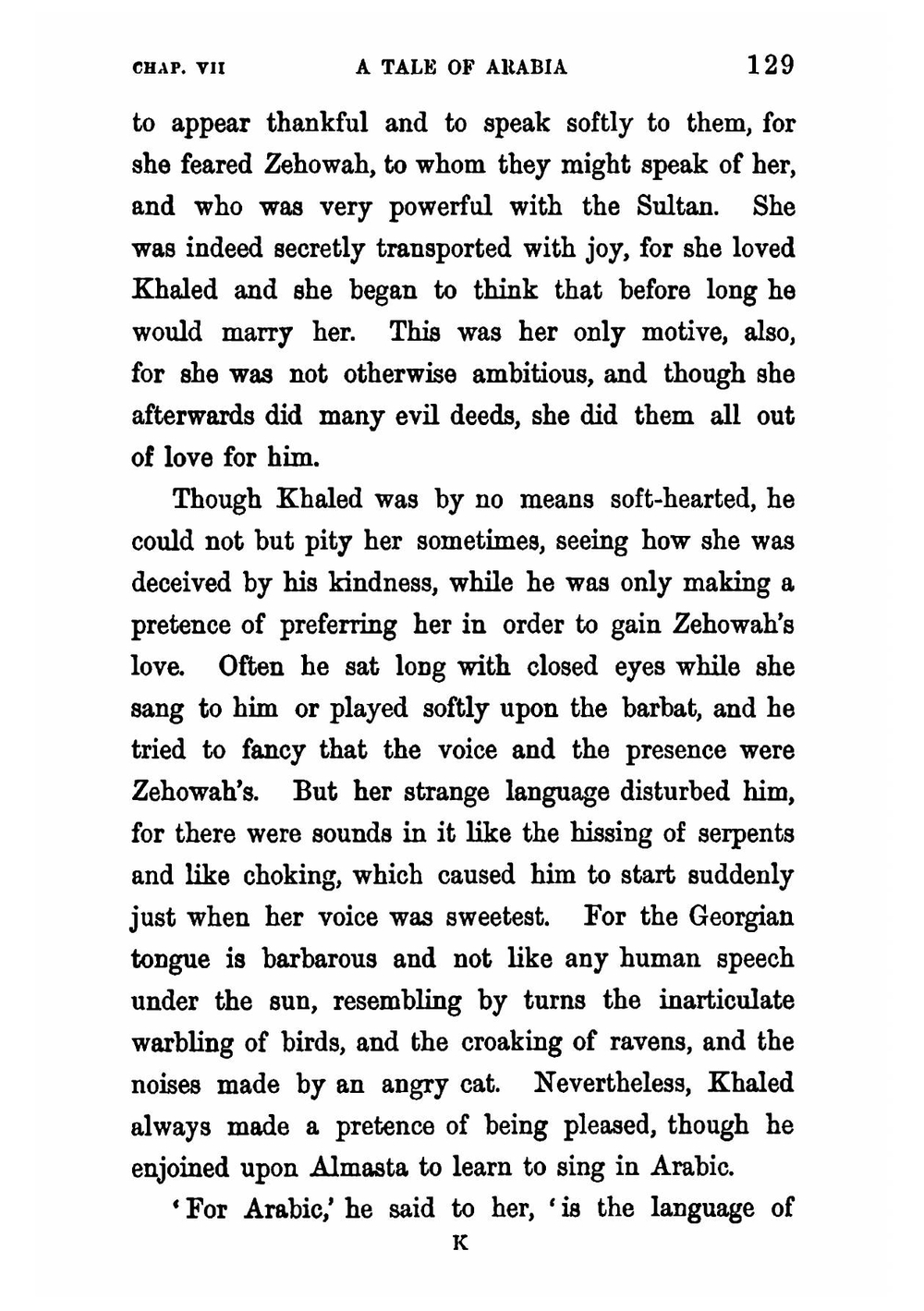 Khaled, a Tale of Arabia. Volume 2 | F. Marion Crawford