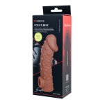 Насадка на фаллос 17,6см с отверстием для мошонки Kokos Cock Sleeve 002 Size L