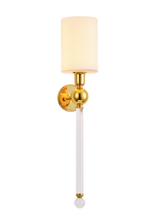 Бра Crystal Lux MIRABELLA AP1 GOLD/WHITE