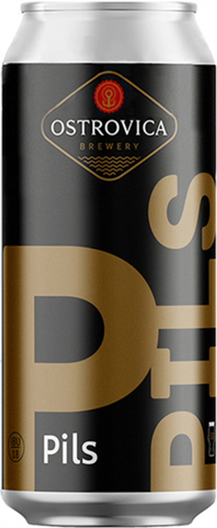 Пиво Островица Пилс / Ostrovica Pils 0.5 - банка