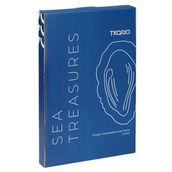 Блюдо сервировочное Clams синего цвета из коллекции Sea treasures