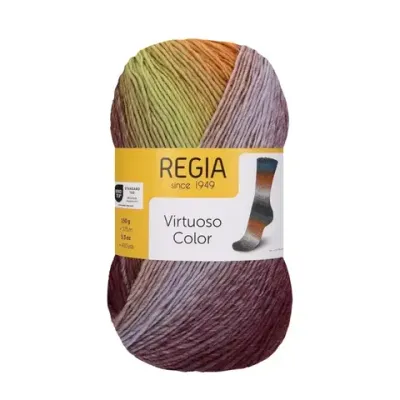 Пряжа Virtuoso Color (75% шерсть, 25% полиамид), 150г/375м