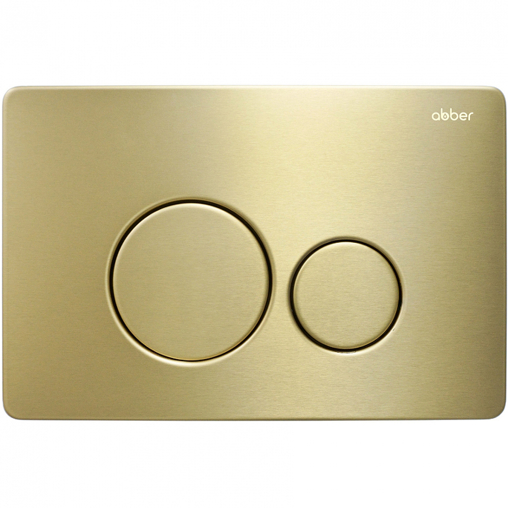 Клавиша смыва Abber AC0121MMG Золото матовое