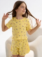 Пижама лапша домашняя с шортами