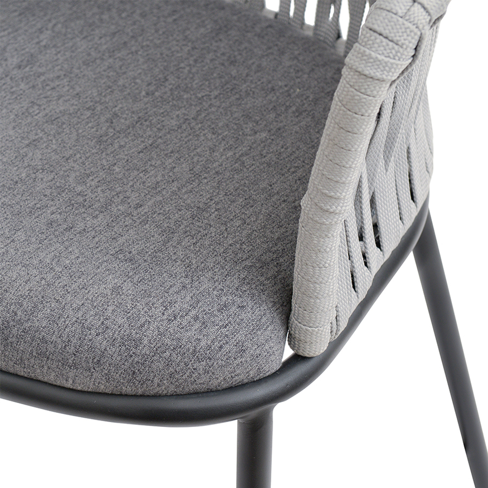 Стул барный Haugen темно-серый/светло-серый