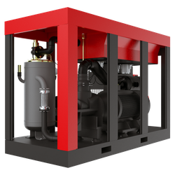 HRS-9524800 Винтовой компрессор с прямым приводом Harrison: 24800 л/мин, 12 бар, 185 кВт