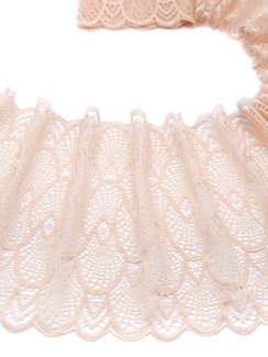03-182 Кружево эластичное 22 см, телесный 126