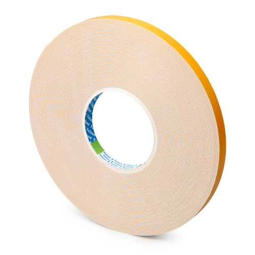 Двусторонняя клейкая лента на вспененной основе Folsen® 0301, 1,0мм, белая