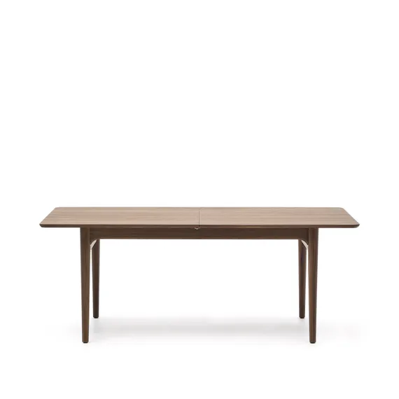 Стол раздвижной Elan из шпона и массива ореха 200 (260) x 100