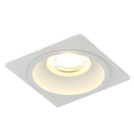 Светильник встраиваемый CRATER,  10W,  931Lm,  3000K,  D82хH40мм,  IP44,  белый