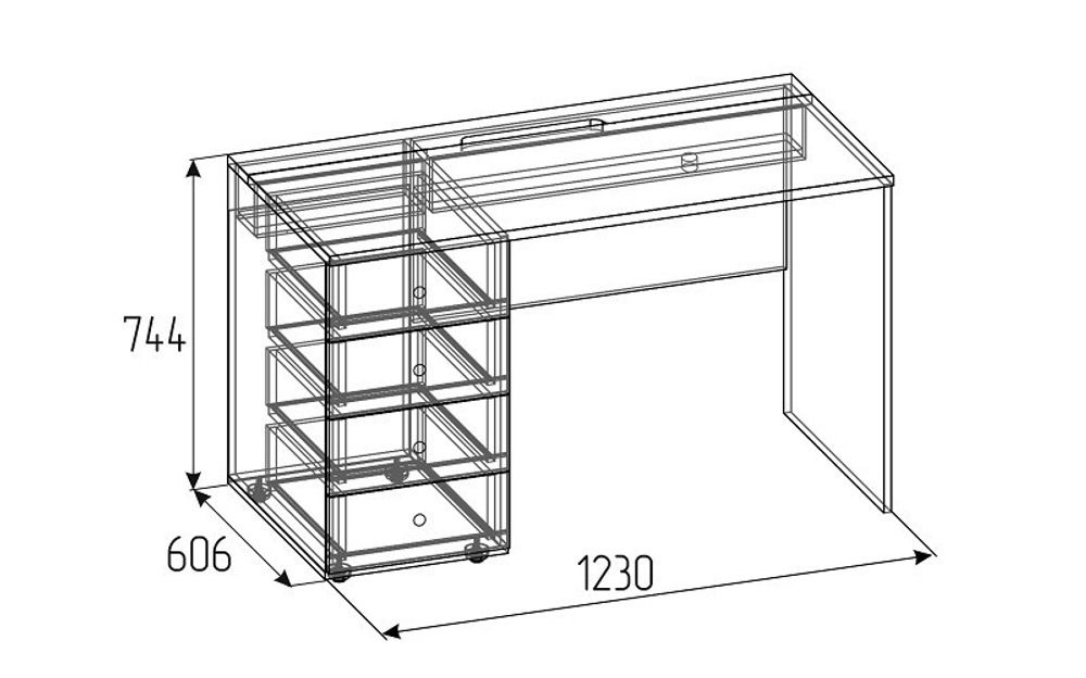 Стол письменный Лойс 84