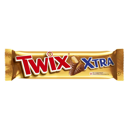 Шоколадный батончик TWIX Печенье, карамель, шоколад 82 гр