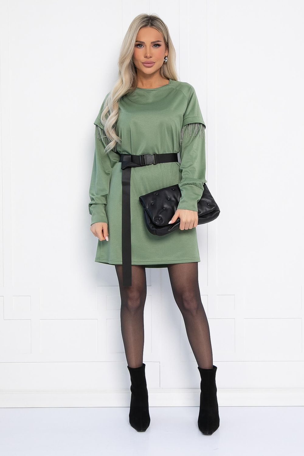 Платье Стелла (оливковое) П14230-5М LT Collection