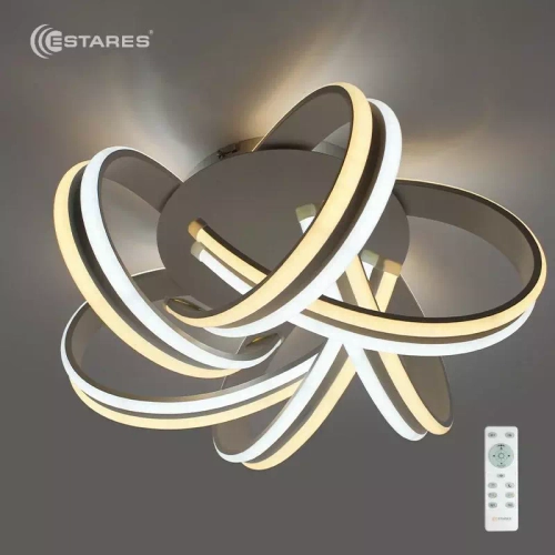 Управляемый светодиодный светильник VOLNA DOUBLE 170W 6С-520/237-WHITE/OPAL-220-IP20 /2020