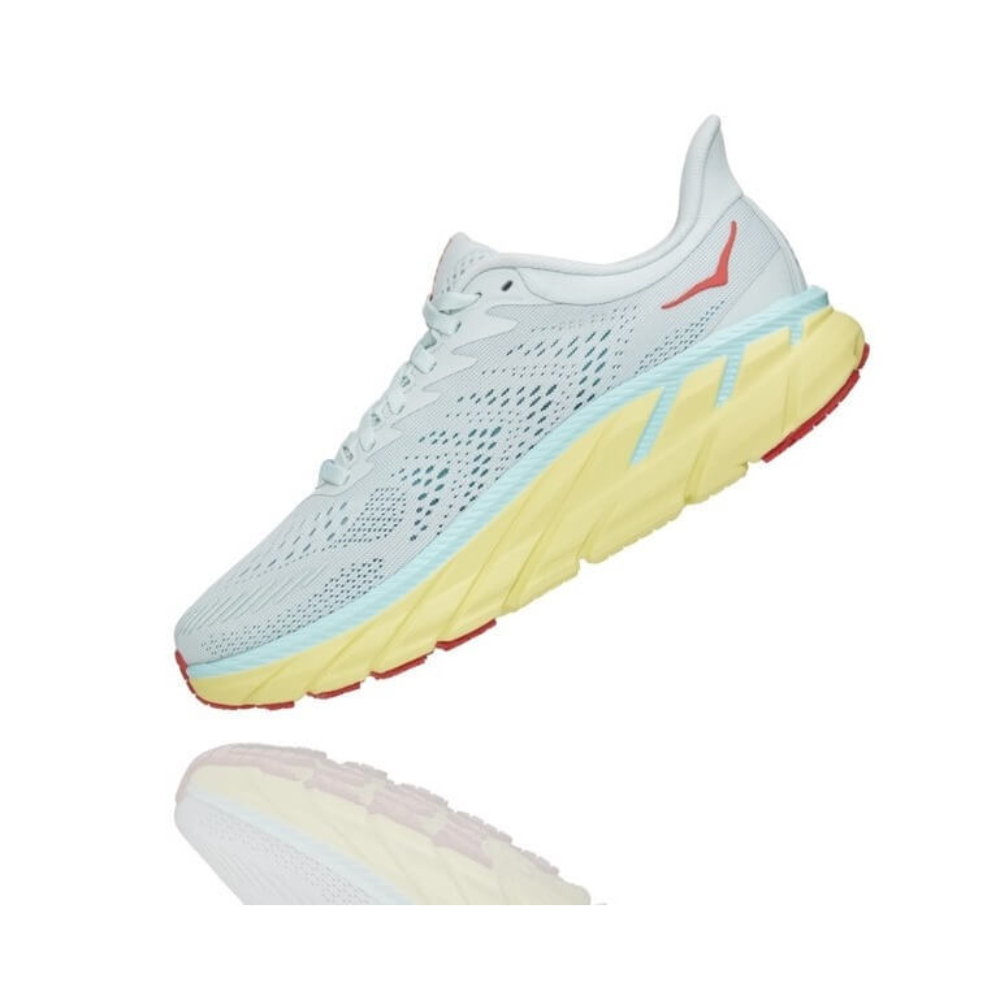 Кроссовки женские HOKA W CLIFTON 7 Morning Mist / Hot Coral