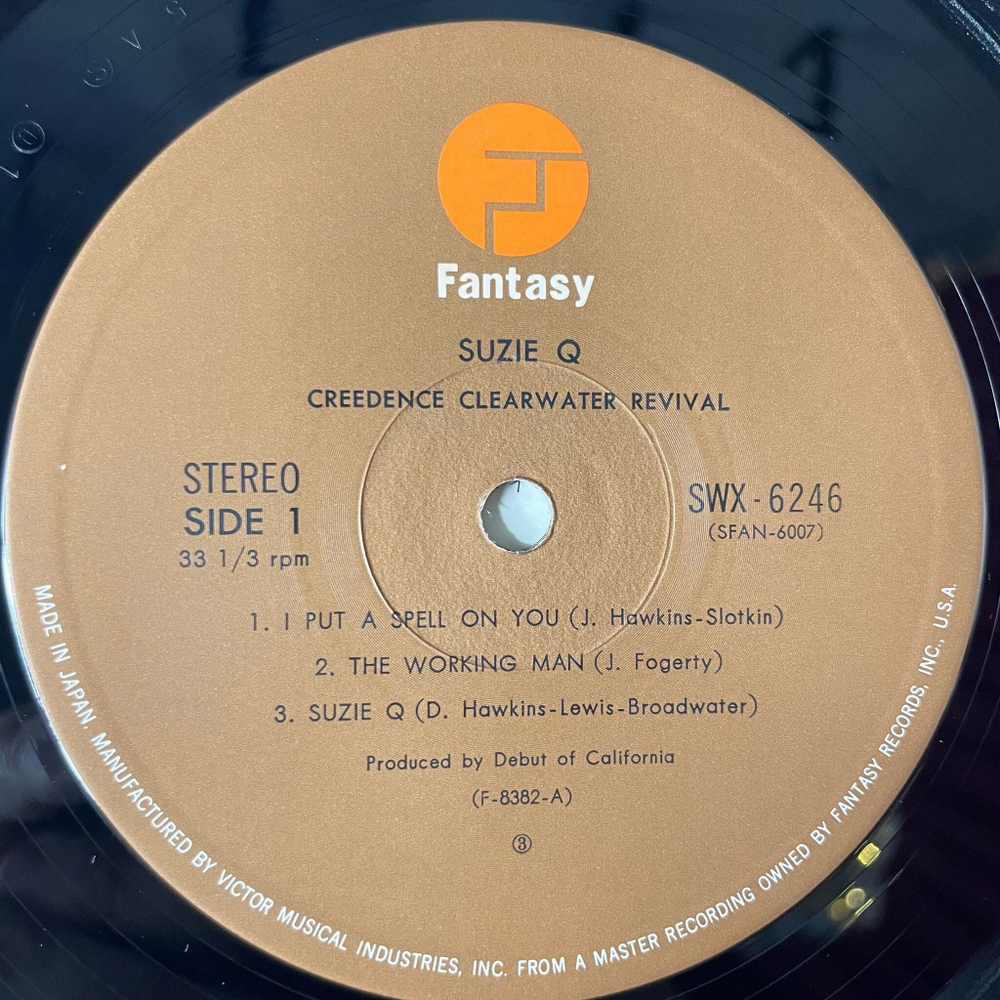 Винтажная виниловая пластинка LP Creedence Clearwater Revival Suzie Q (Japan 1976) (Obi) I Put A Spell On You