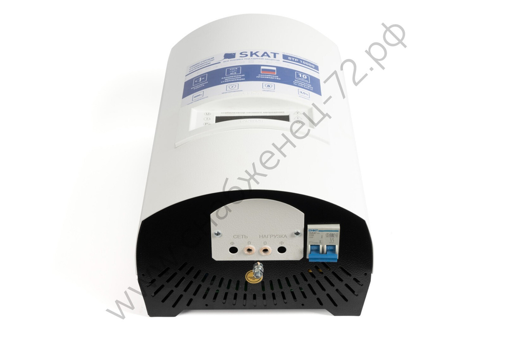 Skat STP 10000 исп. Н, стабилизатор сетевого напряжения, настенный, 220 В 10000 ВА, Uвх. 120-280 В